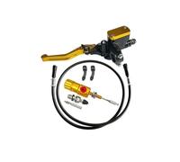 QGQFDEYUNB 14mm Master Cylinder Kit 7/8" 22mm CNC Motorcycle for Clutch Lever Hydraulic Pump Piston Motorbike Levers(B)