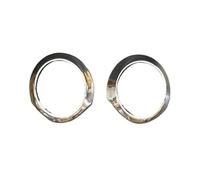 QGQFDEYUNB Car Fog Light For Actros For MP4 For Trucks Mirror Polished Stainless Steel Decorations 24 7 Auto 4x Front Headlight Frame Surrounds Light Rings