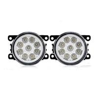 QGQFDEYUNB Car Fog Light For Peugeot 107 207 307 407 607 308 3008 4008 5008 LED Fog Light Auto Car Fog Lamp 8000LM 30W White Yellow Waterproof Headlamp(9 Led Yellow)