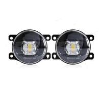 QGQFDEYUNB Car Fog Light For Peugeot 107 207 307 407 607 308 3008 4008 5008 LED Fog Light Auto Car Fog Lamp 8000LM 30W White Yellow Waterproof Headlamp(White)