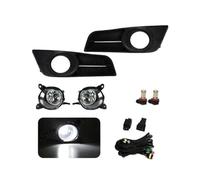 QGQFDEYUNB Car Fog Light For Toyota For Corolla 2004 2005 2006 For European Version Fog Lamp DRL Daytime Running Lights Cover Grill Bezel Headlight 12V(White LED)
