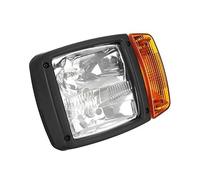 QGQFDEYUNB Car Fog Light For Tractor Telehandler Loader Forklift B 24V Excavator Front LED Headlights Turn Signal Lamp Indicator Work Light