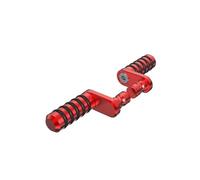 QGQFDEYUNB Gear Shifter for Aprilia RS660 for Mille-R RSVR for Tuono V2 660 Gear Shift Lever Peg Rear Brake Pedal Shift Lever Toe Pegs(Red)