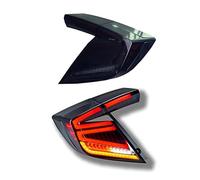 QGQFDEYUNB Indicator For Civic Type-R 2016-2021 Rear Brake Indicator Tail Lamp With Sequential Turn Signal Replacement Parts Accessories Car Full LED Rear Lights Lamp