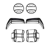 QGQFDEYUNB Indicator LED Taillight For Jeep For Wrangler For JL For Gladiator For JT 2018-2023 Front Wheel Eyebrow Light Cover Headlight Trim Protection LED Rear Tail Light Lamp