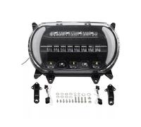 QGQFDEYUNB Motorcycle Lights For Road For Glide 2015-2024 LED Headlight Assembly with High/Low Beam and Turn Signals