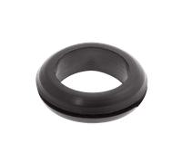 QGROM25OPEN 25mm Open Cable Grommets - Black (50 Pack)