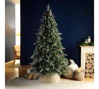 QGS 6Ft (180Cm) Caledonian Pine Artificial Christmas Tree - Luxury Realism With Real Pinecones