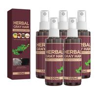 QGuoJie Herbal Gray Hair Darkening Spray with Polygonum - Natural Instant Hair Color Cover for Men & Women, Conditioning Treatment for Gray & White Hair (5)