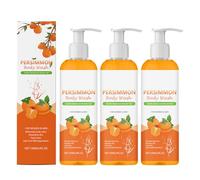 QGuoJie Persimmon Body Wash - Natural Deodorant Shower Gel for Strong Odor Removal, Deeply Cleansing & Moisturizing with With Persimmon & Green Tea Extracts - Fresh Scent for Old People Smell (3)