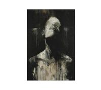 QGVBGF Demon's Curse Art Print, Dark Fantasy Wall Decor Canvas Poster Bedroom Decor Landscape Office Room Decor Gift 12x18inch(30x45cm)