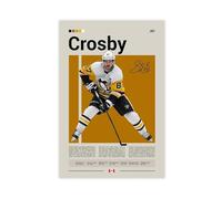 QGVBGF Sidney Crosby Hockey Wall Art Canvas Poster Bedroom Decor Landscape Office Room Decor Gift 12x18inch(30x45cm)