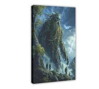 QGVBGF The Ents Marching, Fangorn Awakens Canvas Poster Wall Art Decor Print Picture Paintings for Living Room Bedroom Decoration 16x24inch(40x60cm)