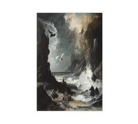 QGVBGF The Tempest Art Print Canvas Poster Wall Art Decor Print Picture Paintings for Living Room Bedroom Decoration 16x24inch(40x60cm)