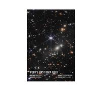 QGVBGF Webb's First Deep Field Space Poster Canvas Poster Wall Art Decor Print Picture Paintings for Living Room Bedroom Decoration 24x36inch(60x90cm)