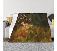 QGWDYYJQ Animal Deer printed Ultra-Soft Micro Fleece Blanket throw blanket