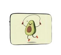 QGWDYYJQ Avocado Rope Skipping printed Laptop Case Laptop Bag Portable Computer Protective Bag