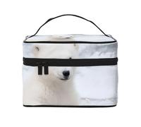 QGWDYYJQ Baby Polar Bear Printed Cosmetic Bag Makeup Bag Travel Toiletry Bag