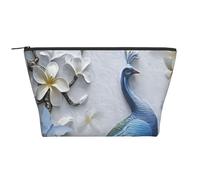 QGWDYYJQ Beautiful Peacock Printed Daily Storage Bag Makeup Bag Travel Toiletry Bag