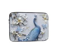 QGWDYYJQ beautiful peacock printed Laptop Case Laptop Bag Portable Computer Protective Bag