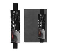 QGWDYYJQ Checkered Flag Racing Printed Leather Pen Holder Bookmark Pencil Bag