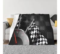 QGWDYYJQ Checkered Flag Racing printed Ultra-Soft Micro Fleece Blanket throw blanket