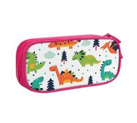 QGWDYYJQ Colorful Dinosaurs Printed pencase Stationery Case Portable Organiser