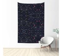 QGWDYYJQ Constellation Star Clusters Galaxies Printed Tapestry 60x40in Wall Hanging Aesthetic Tapestry