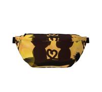 QGWDYYJQ Cute Couple Monkey Printed Crossbody Waist Pack Waist Bag Travel Bag