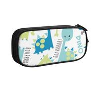 QGWDYYJQ Cute Dinosaur Printed pencase Stationery Case Portable Organiser