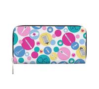 QGWDYYJQ Cute Nurse Printed Genuine Leather Hand Wallet Portable Zip Wallet
