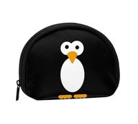 QGWDYYJQ Cute Penguin Printed Shell Storage Bag Mini Coin Purse