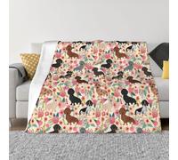 QGWDYYJQ dachshund printed Ultra-Soft Micro Fleece Blanket throw blanket