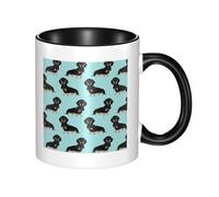 QGWDYYJQ Dachshund Weiner Pet Dogs Printed Mug Ceramic Mug Decorate The Beverage Cup