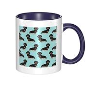 QGWDYYJQ Dachshund Weiner Pet Dogs Printed Mug Ceramic Mug Decorate The Beverage Cup