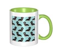 QGWDYYJQ Dachshund Weiner Pet Dogs Printed Mug Ceramic Mug Decorate The Beverage Cup
