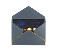 QGWDYYJQ Exploring the Solar System printed Greeting Card Thank You Card with Envelope Holiday Card