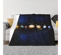 QGWDYYJQ Exploring the Solar System printed Ultra-Soft Micro Fleece Blanket throw blanket