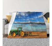 QGWDYYJQ Fantasy Farm Tractor printed Ultra-Soft Micro Fleece Blanket throw blanket