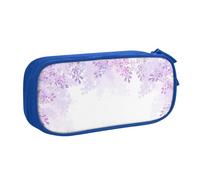 QGWDYYJQ Framing Lilac Flowers in Blossom Printed pencase Stationery Case Portable Organiser