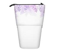 QGWDYYJQ Framing Lilac Flowers in Blossom Printed Pencil Telescopic Vertical Organizer