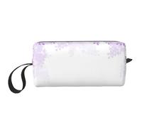 QGWDYYJQ Framing Lilac Flowers in Blossom Printed Receive Bag Small Makeup Bag Handheld Storage Bag