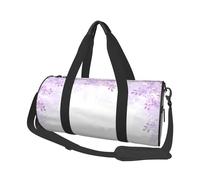QGWDYYJQ Framing Lilac Flowers in Blossom Printed Travel Bag Large-Capacity Travel Luggage Bag