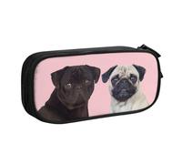 QGWDYYJQ Funny Animal Pug Dog Printed pencase Stationery Case Portable Organiser