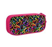 QGWDYYJQ Gay Pride Rainbow Printed pencase Stationery Case Portable Organiser