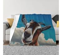 QGWDYYJQ Goat printed Ultra-Soft Micro Fleece Blanket throw blanket