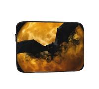 QGWDYYJQ Halloween bat printed Laptop Case Laptop Bag Portable Computer Protective Bag