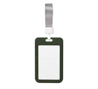 QGWDYYJQ Hunter Green Floral Petals Pattern Printed Card Badge Holder Work Badge case