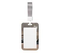 QGWDYYJQ Jet Fighter Printed Card Badge Holder Work Badge case