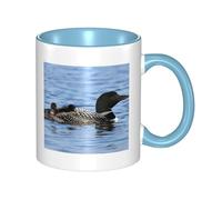 QGWDYYJQ Loon Birds Printed Mug Ceramic Mug Decorate The Beverage Cup